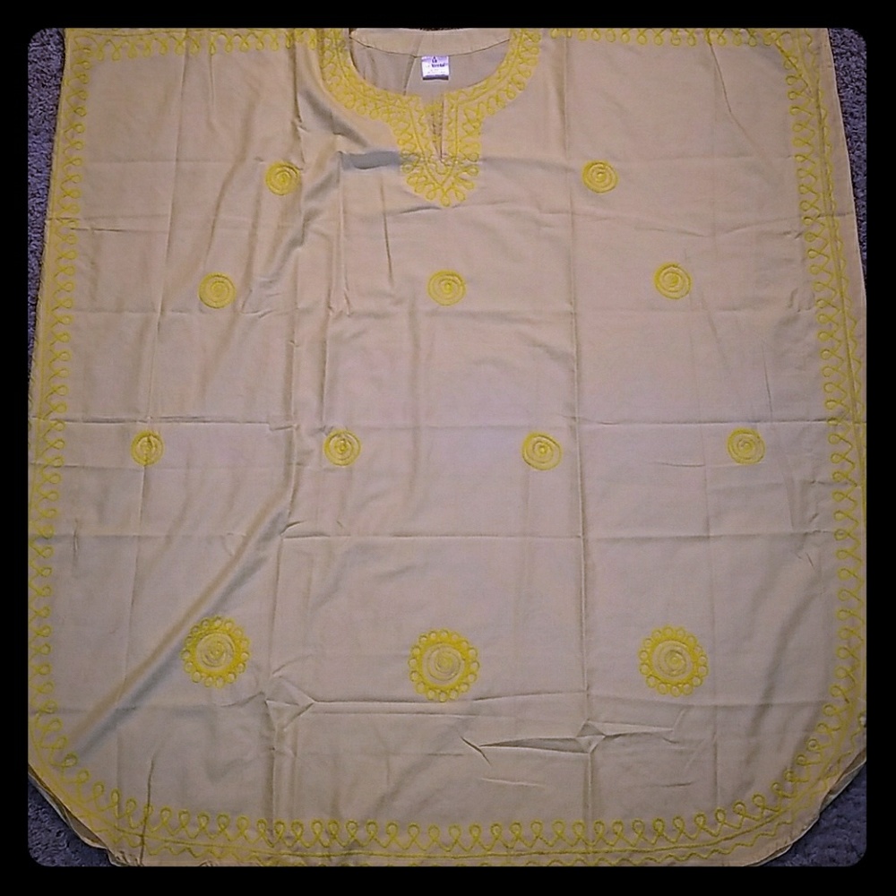 Women's Embroidered Beach Kaftan